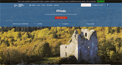 Desktop Screenshot of hrad-primda.cz
